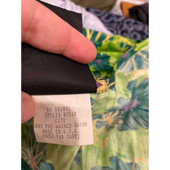 Vintage 90's Big Hed Designs Floral Maxi Dress S/S Size Medium - Picture 5 of 5